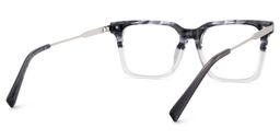Greain Rectangle Two-Tone Glasses5