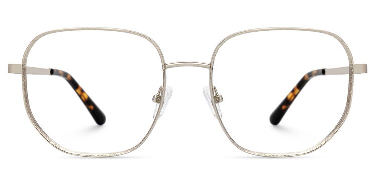 Steeve Square Silver Glasses