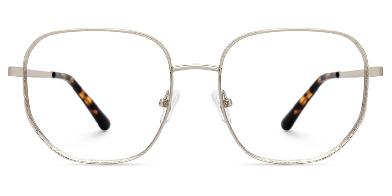 Steeve Square Silver Glasses