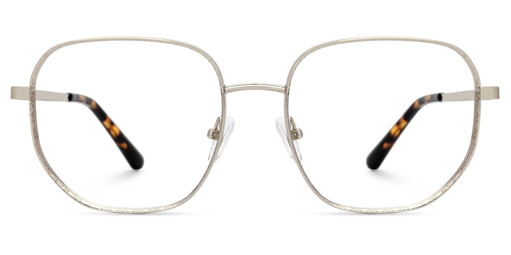 Steeve Square Silver Glasses