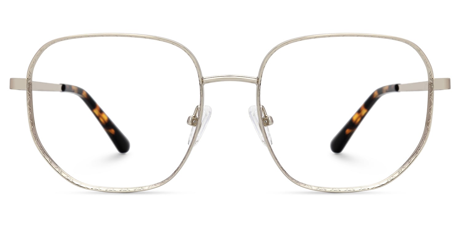 Steeve Square Silver Glasses