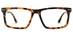 Emerson Rectangle Tortoise Glasses1
