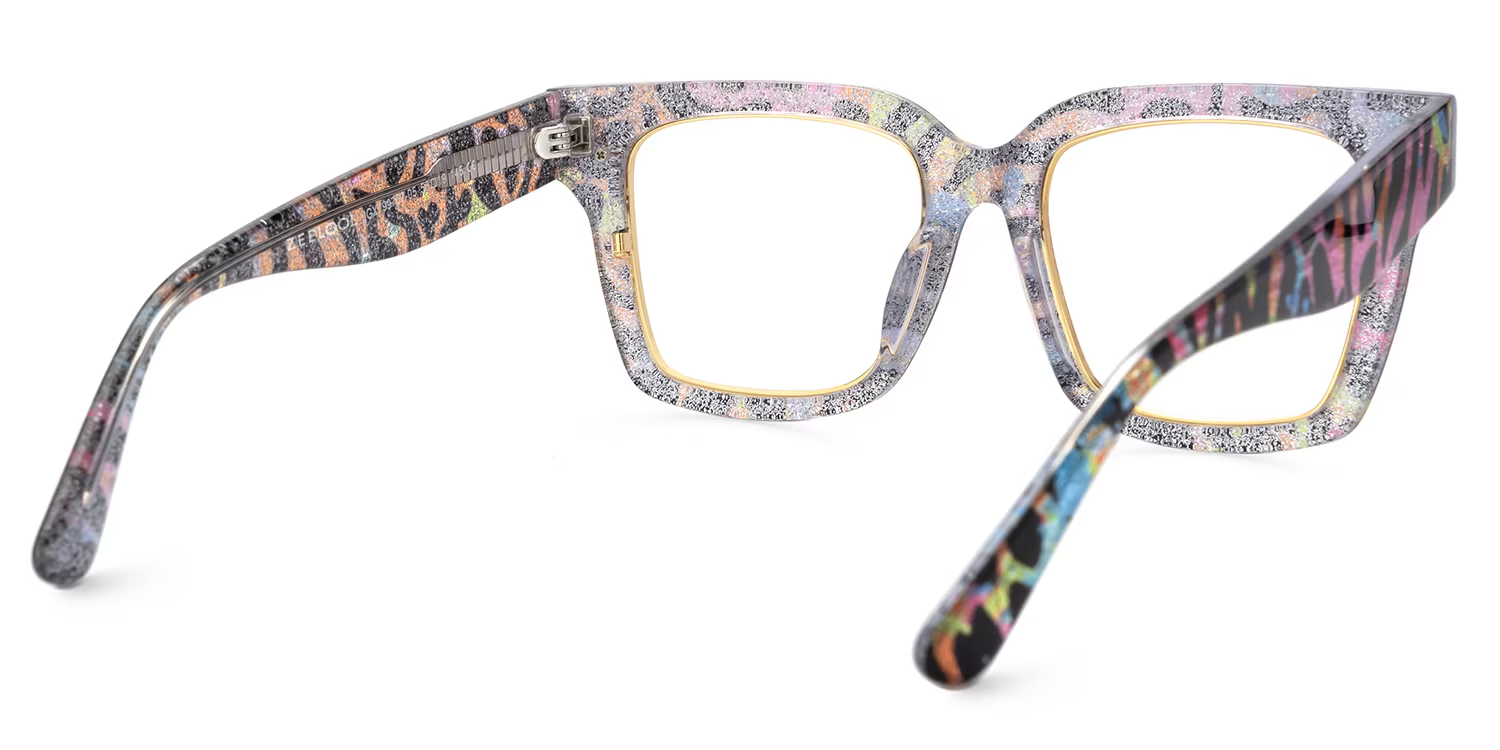 Taylor Square Havana Leopard Print Glasses for Females3