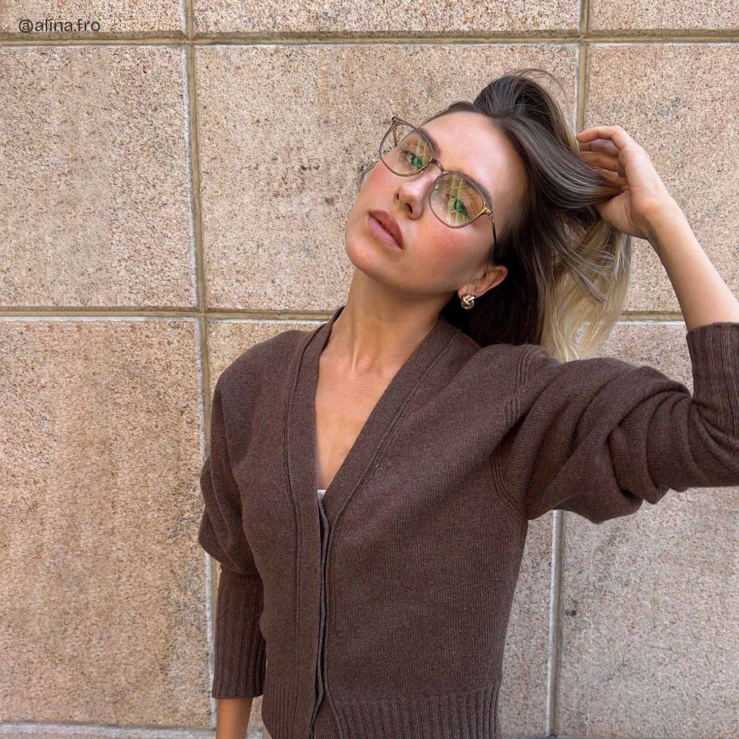 Mira Brown Frame Prescription Glasses with Oval Shape | ZEELOOL9