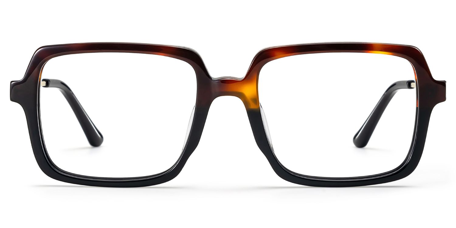 Beatrice Rectangle Two-tone Frame Eyeglasses for Women| ZEELOOL