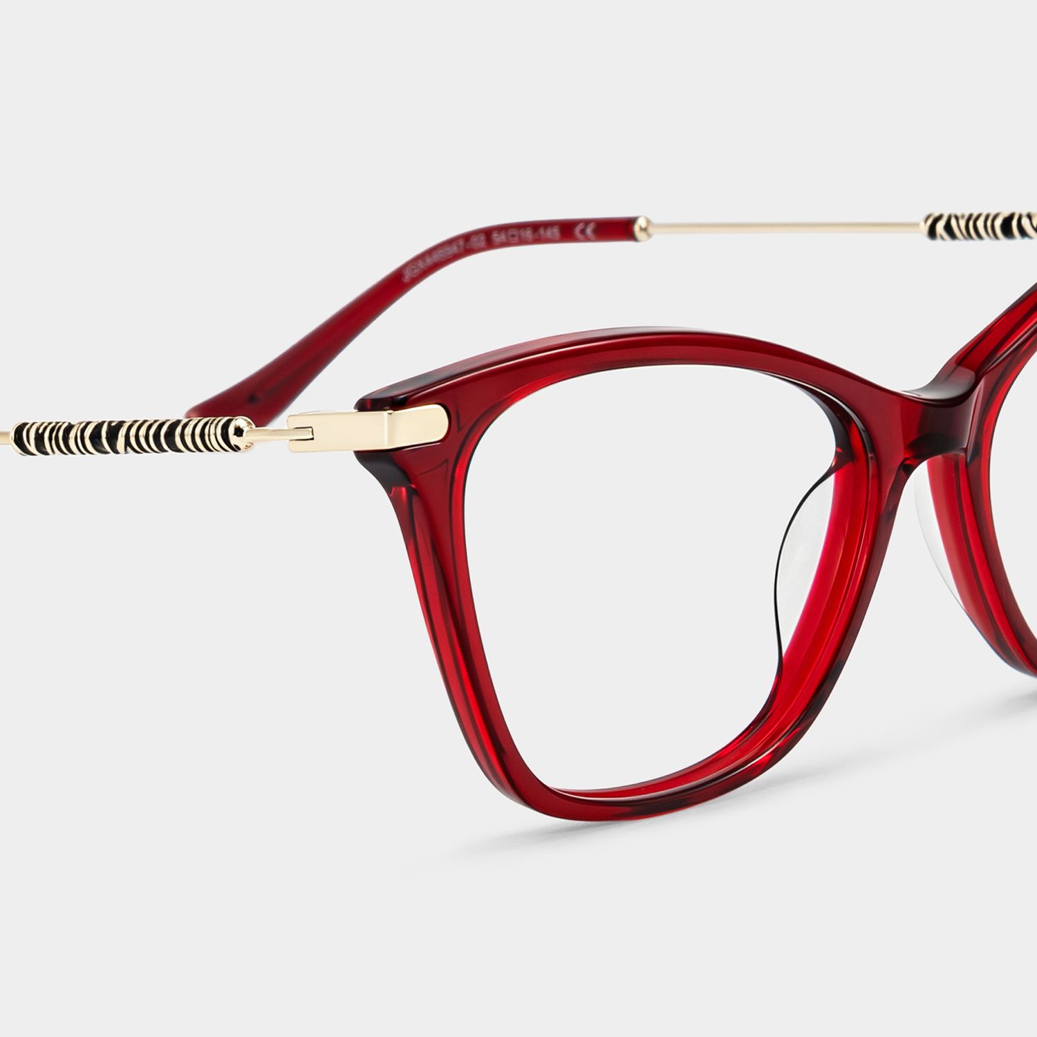 Lydia Red Cat-Eye Glasses | ZEELOOL5