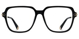 Vega Square Black Glasses0
