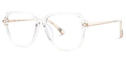 Vega Square Clear Glasses1