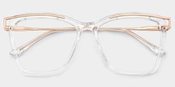 Krystle Clear Square Glasses4