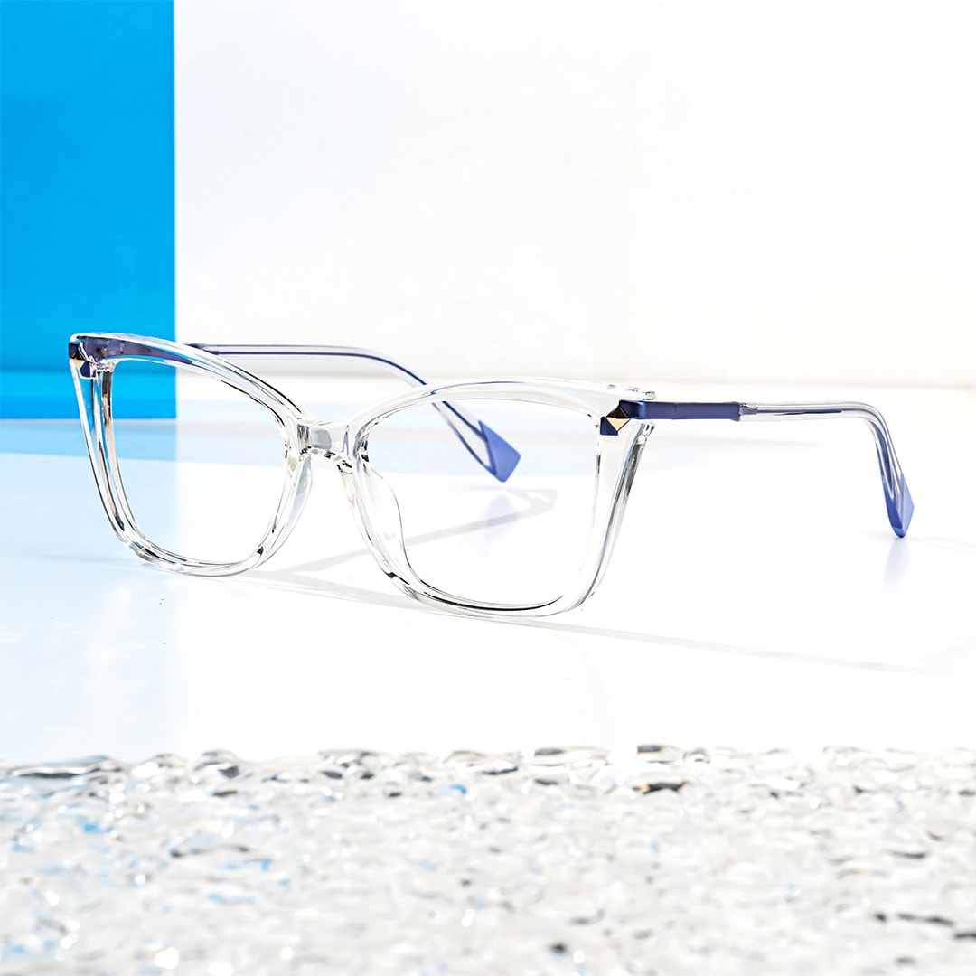 安価 ワタナベ Cateye Jomary Crystal Glasses deals -Zeelool Glasses ライト・ランタン