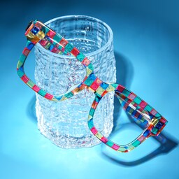 Boodoo Rectangle Colorful Glasses0