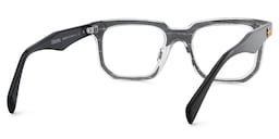 Keylin Rectangle Black Glasses5