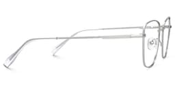 Oduntan Rectangle Silver Glasses2