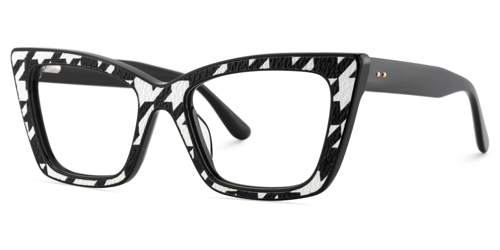 Black White Frame Glasses - Mcnatt on Sale | Zeelool4