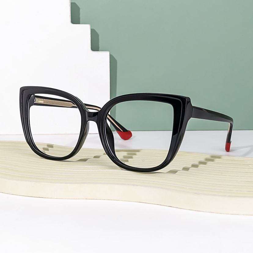 Fenn Black Cat eye Glasses