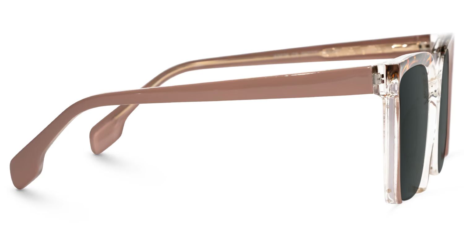 Misty Square Style Brown Frame Sunglasses | ZEELOOL2