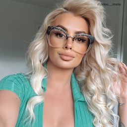 Denis Cat Eye Light Tortoise Glasses11