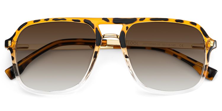 Kilworth Aviator Tortoise clear Glassess