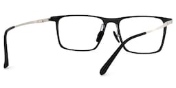 Lincoln Rectangle Black Glasses7
