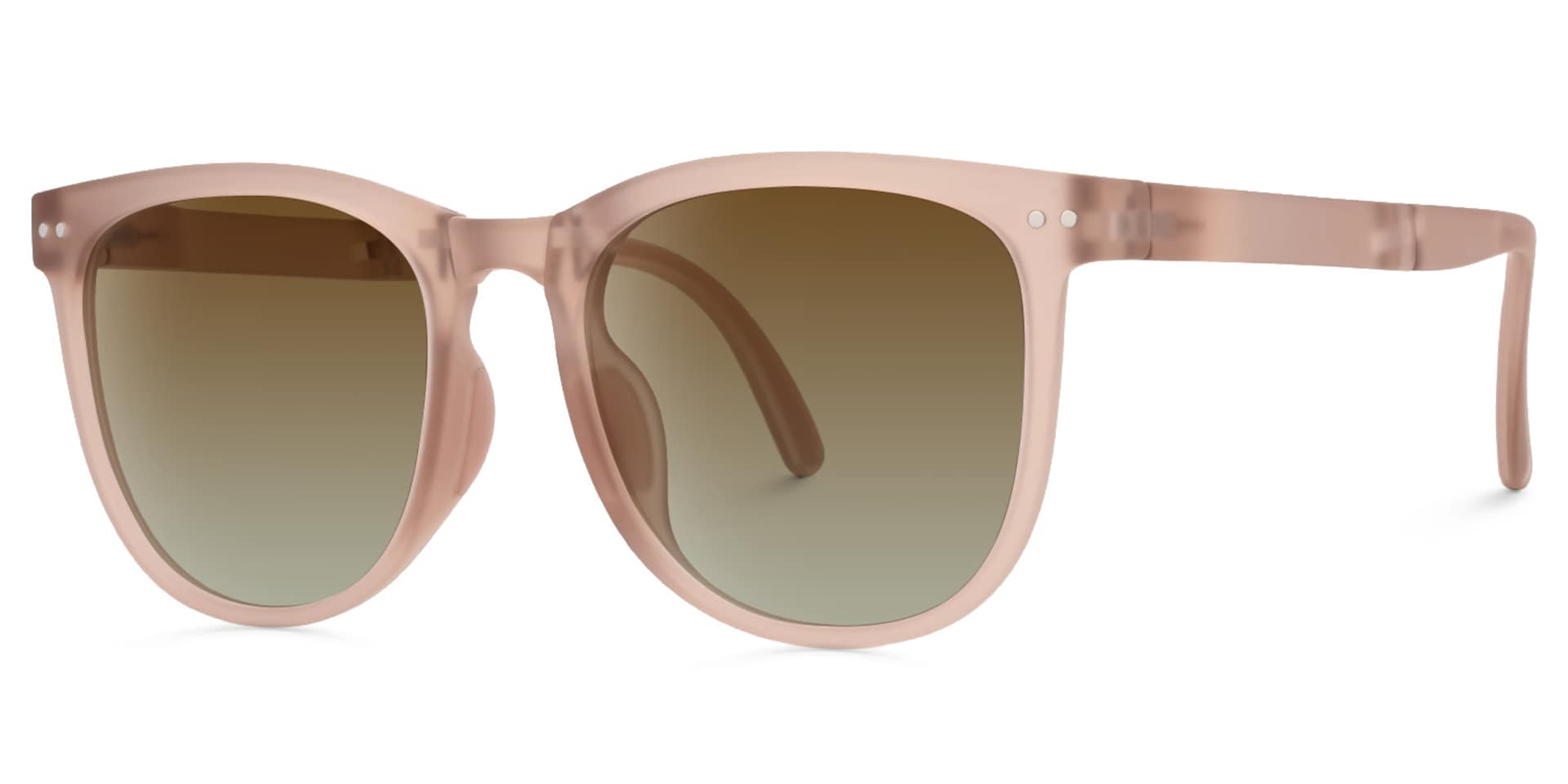 Lindzy TR90 Pink Frame Sunglasses with Square Shape | Zeelool2