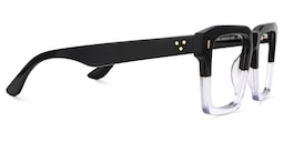 Kenish Square Black Crystal Glasses5
