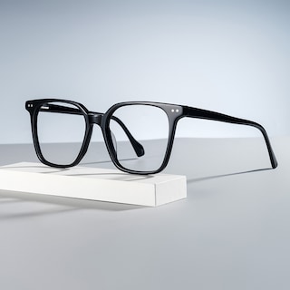 Jamaica Square Black Glasses0