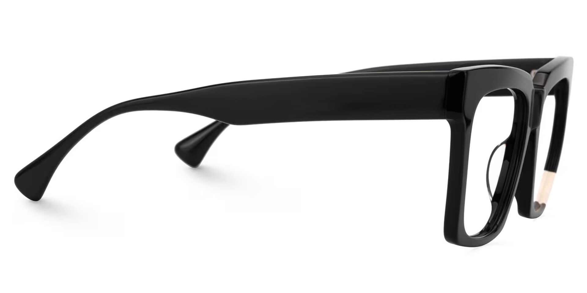 Barrios Square Black Glasses | Zeelool Glasses3