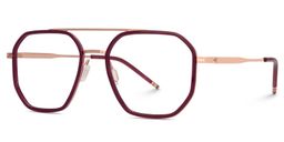 Bethany Aviator Red Glasses1