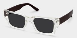 Garza Rectangle Clear Glasses2