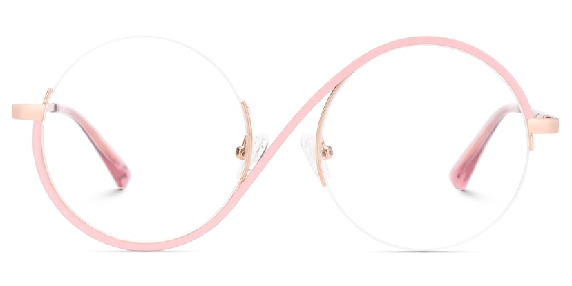 Flozif Round Pink Glasses
