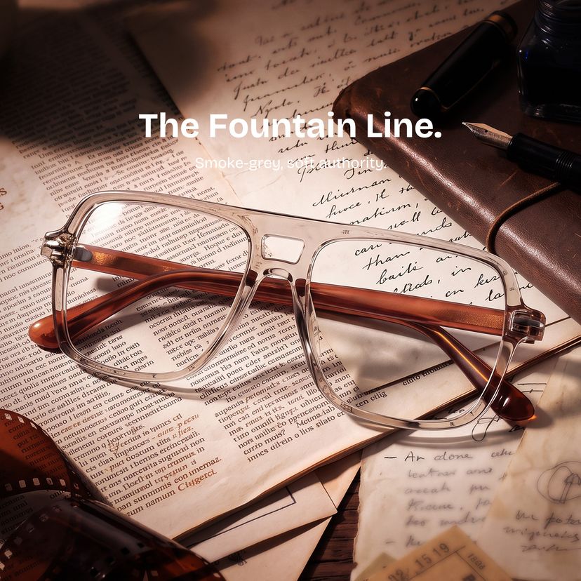 Easton Beige Aviator Glasses