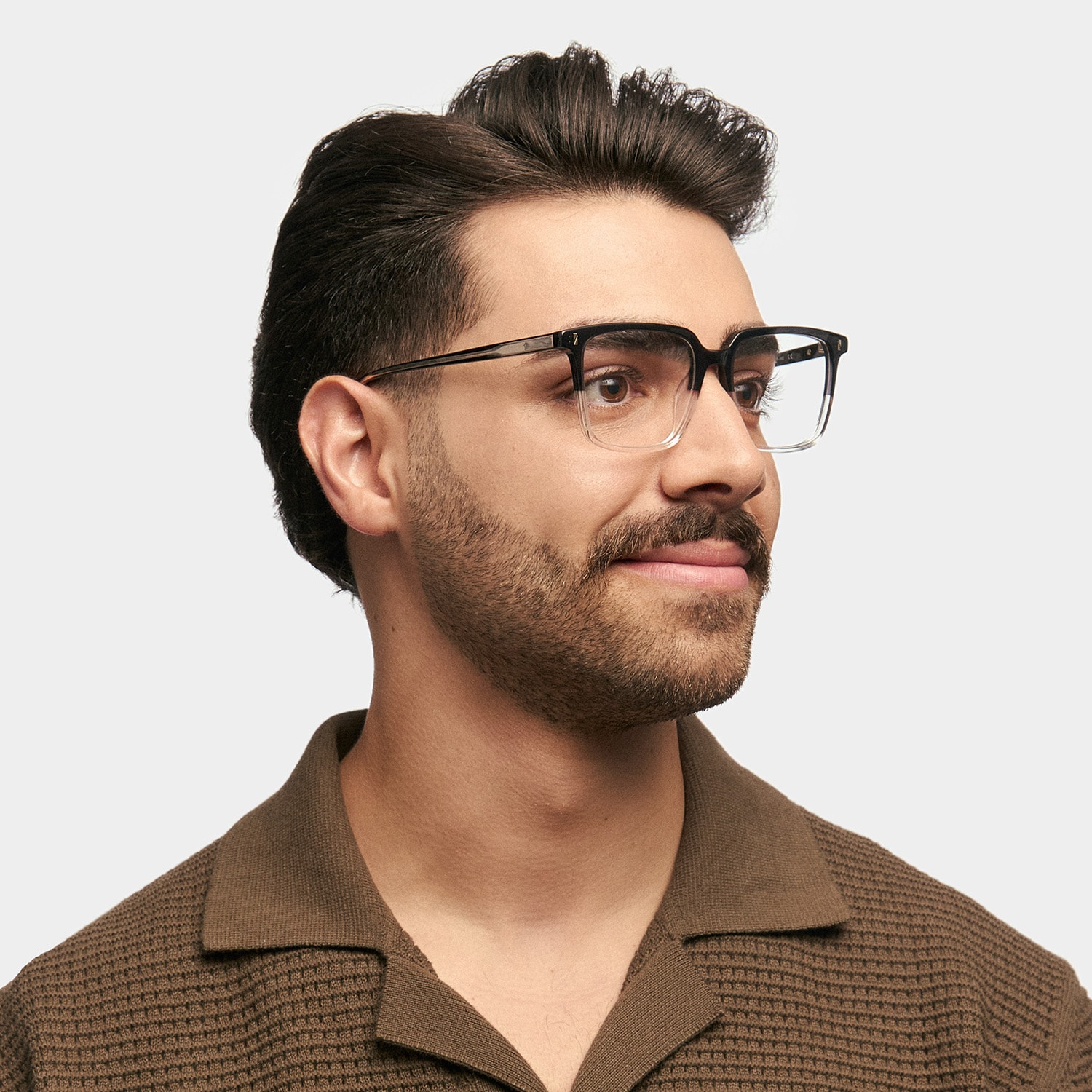Classy Men's Glasses With Two-Tone Color