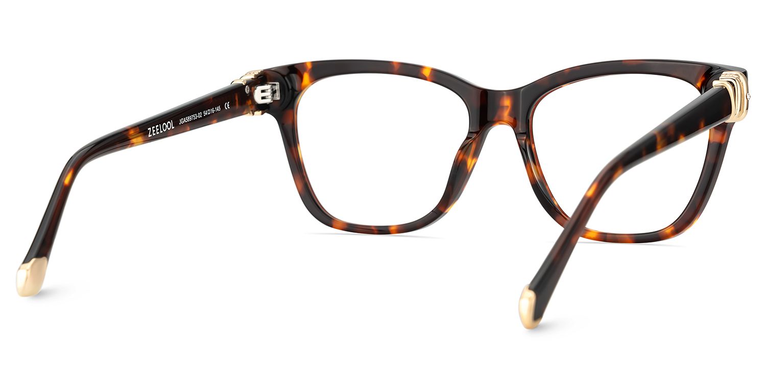 Square Tortoise Eyeglasses- Julian Acetate Frame Glasses9