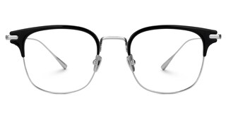 Mecca Browline Silver Glasses0