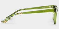 Vivienne Rectangle Green Glasses5