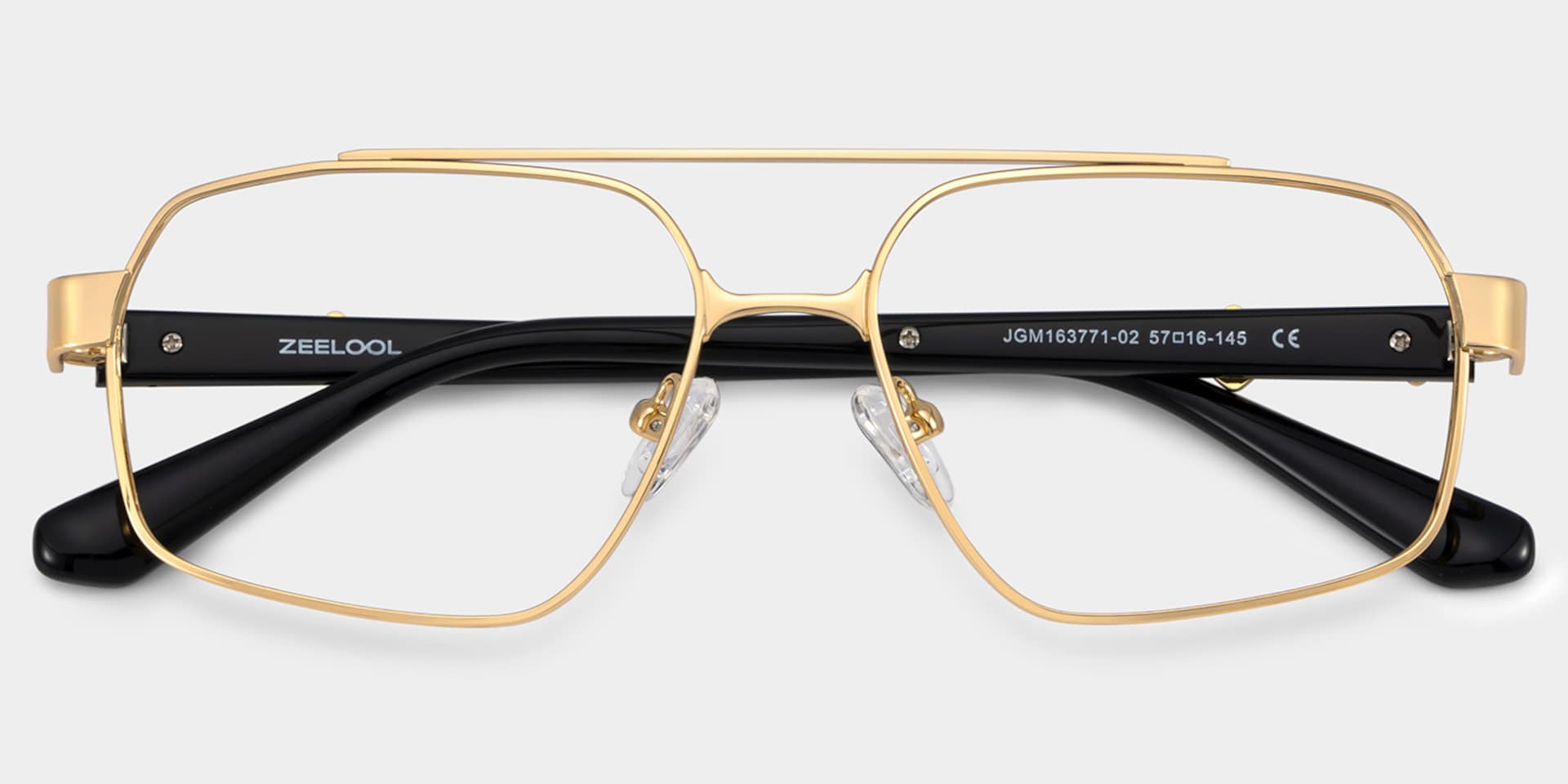 Sterling Eyeglasses in Aviator Gold Frame | ZEELOOL2