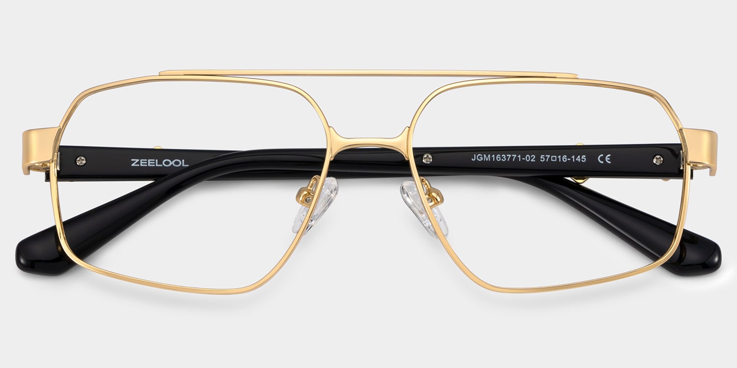 Sterling Aviator Gold Glasses2