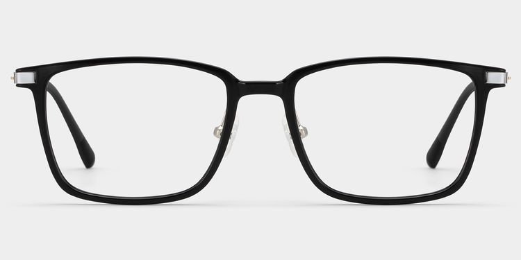 Ivonne Rectangle Black Glasses