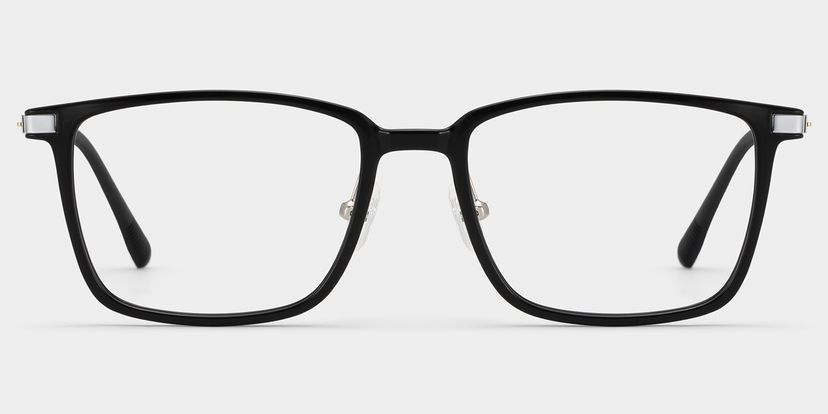 Ivonne Rectangle Black Glasses