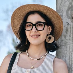 Stella Black Butterfly Glasses6