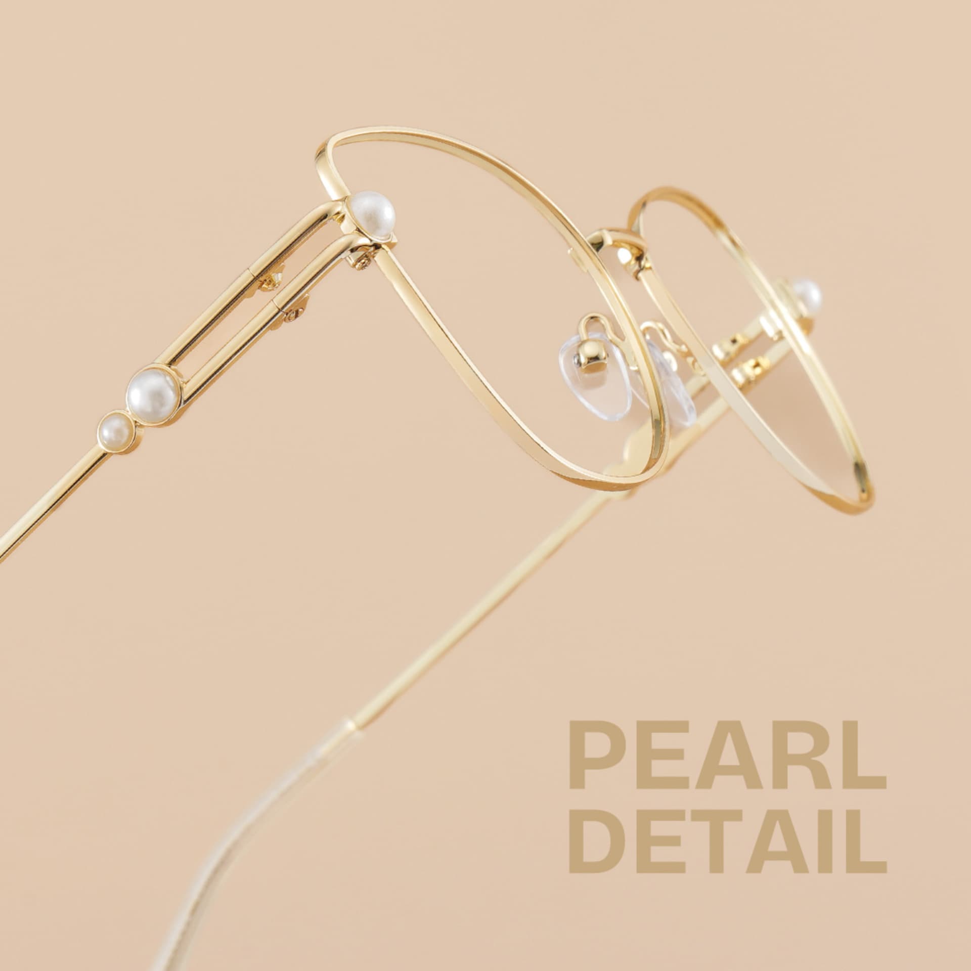 Gaga Eyeglasses in Cat Eye Gold Frame | Zeelool1