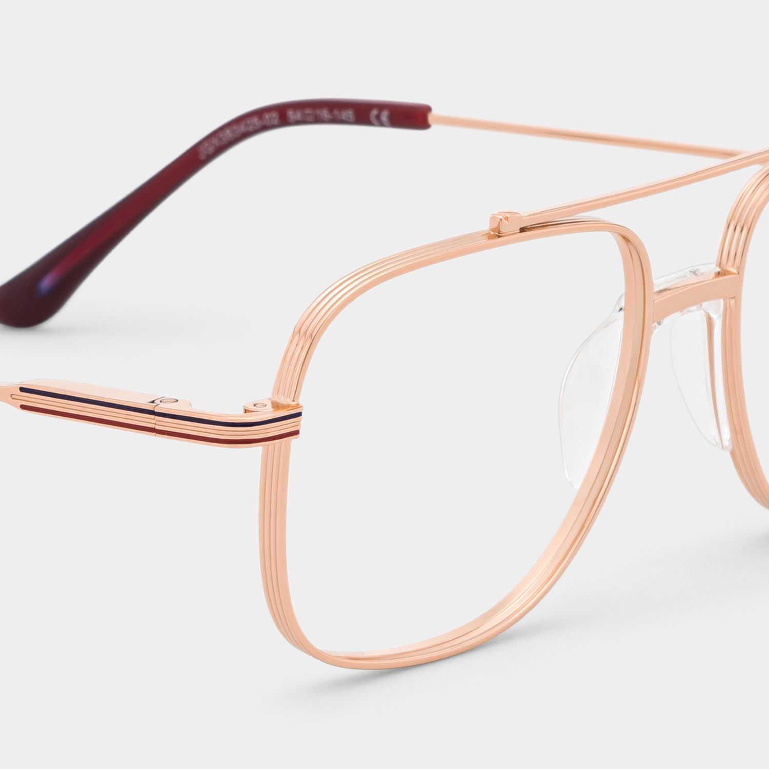 Poppy Gold Aviator Frame Glasses | Retro Athleisure5