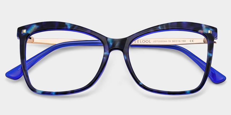 Isaebella Butterfly Blue-Tortoise Glasses