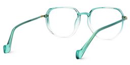 Maura Geometric Green Glasses3