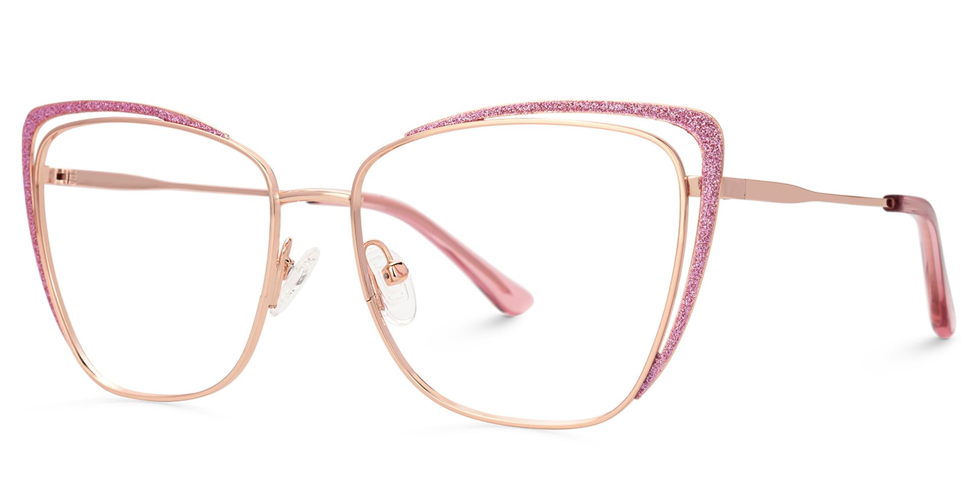 Pink Sparkly Glasses Frames -Lorenzen on Sale1