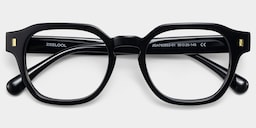 Hope Round Black Glasses2