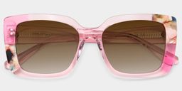 Palma Pink Square Sunglasses3