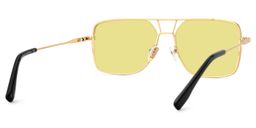 Bowdry Aviator Black Sunglasses4