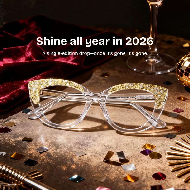 Elora  Cat-eye Silver Glasses