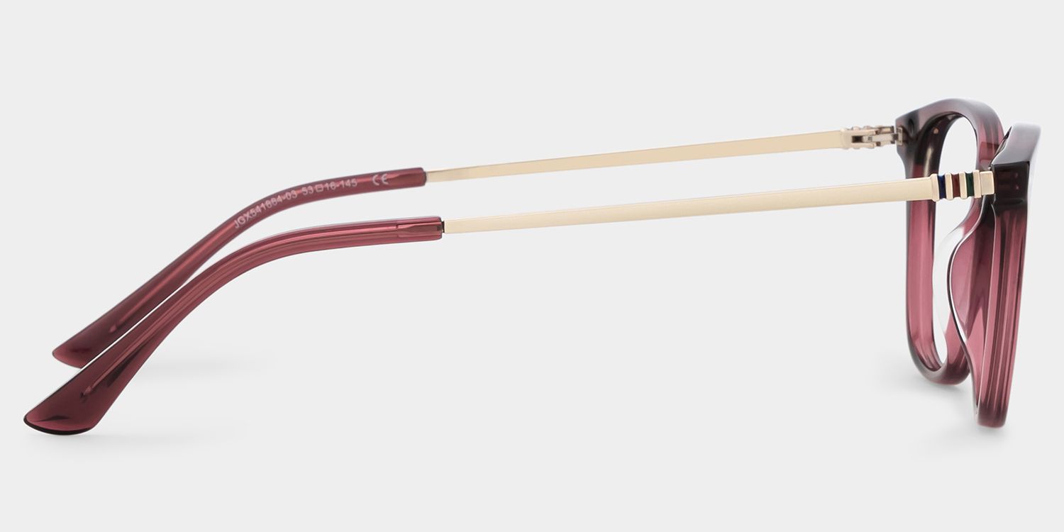 Finch Red Rectangle Glasses | Bold Campus Accent4